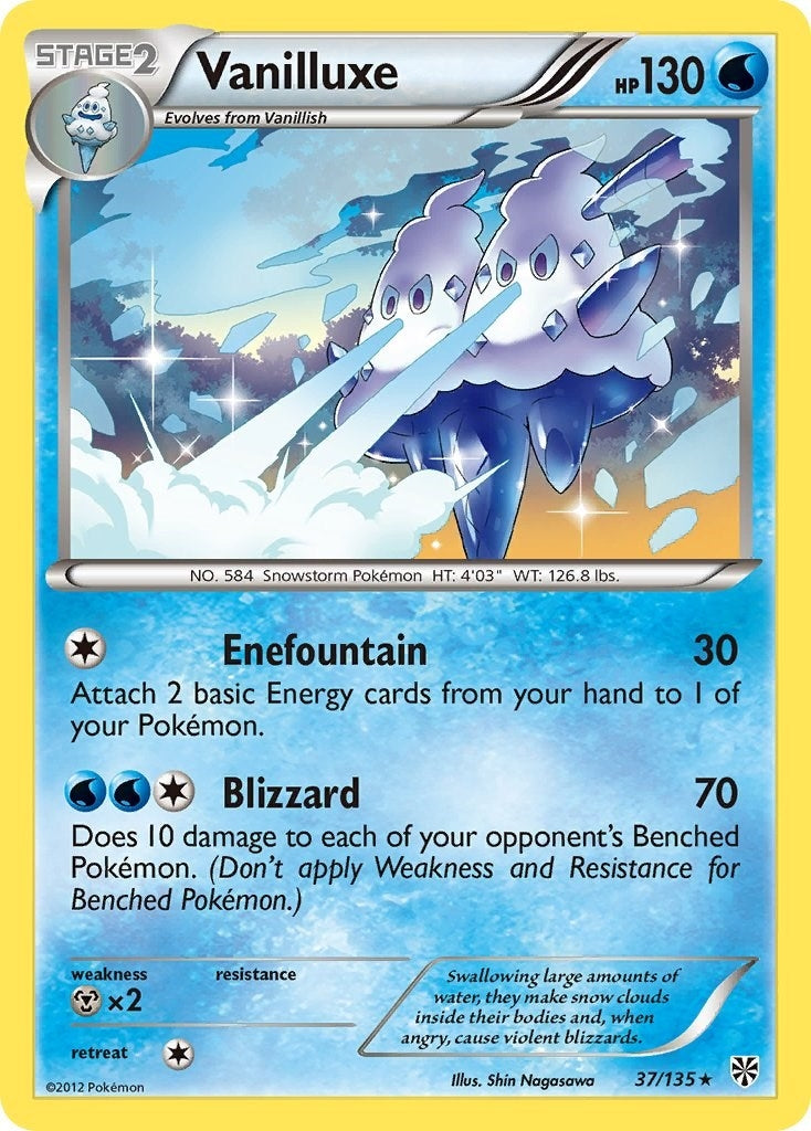 Image for Vanilluxe (37/135) (Plasma Storm) - Pokemon