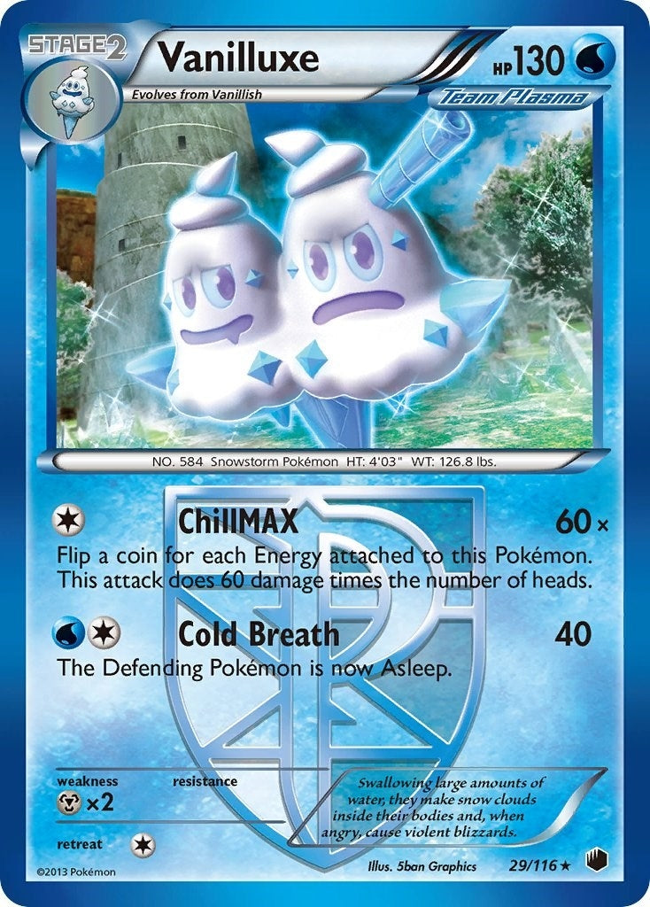 Image for Vanilluxe (Team Plasma) (29/116) (Plasma Freeze) - Pokemon