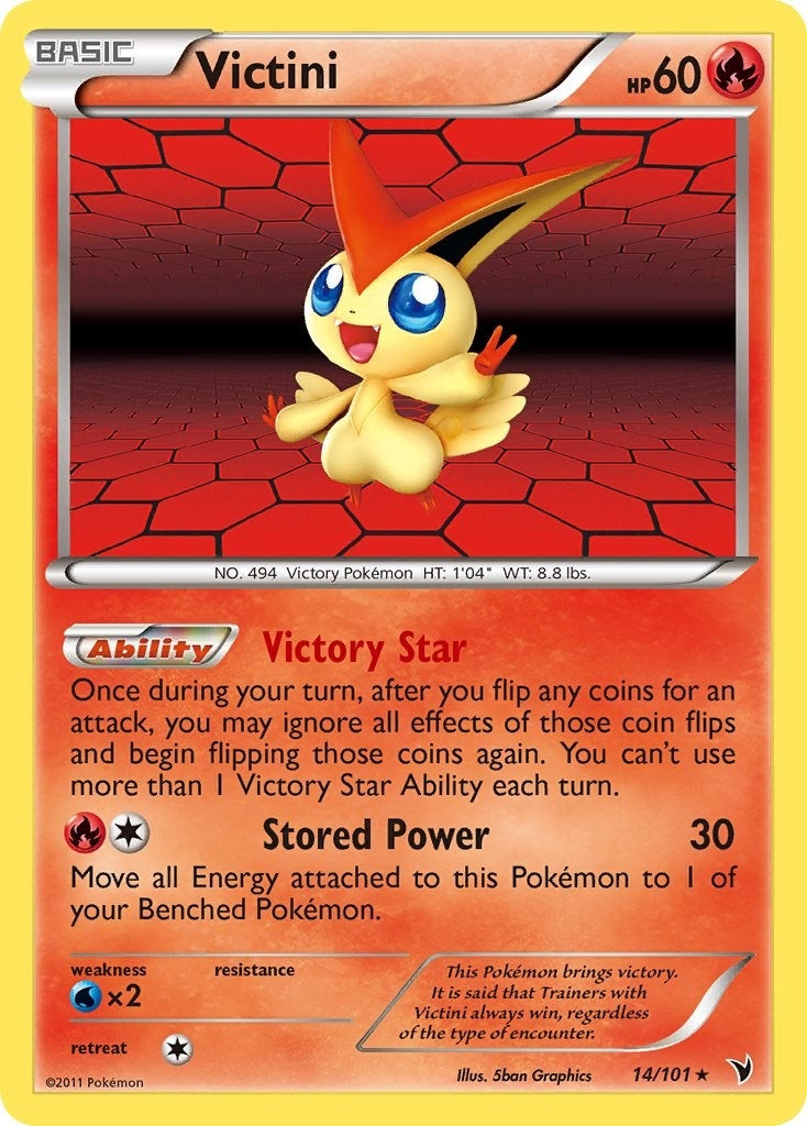 Image for Victini (14) (14/101) (Noble Victories) - Pokemon
