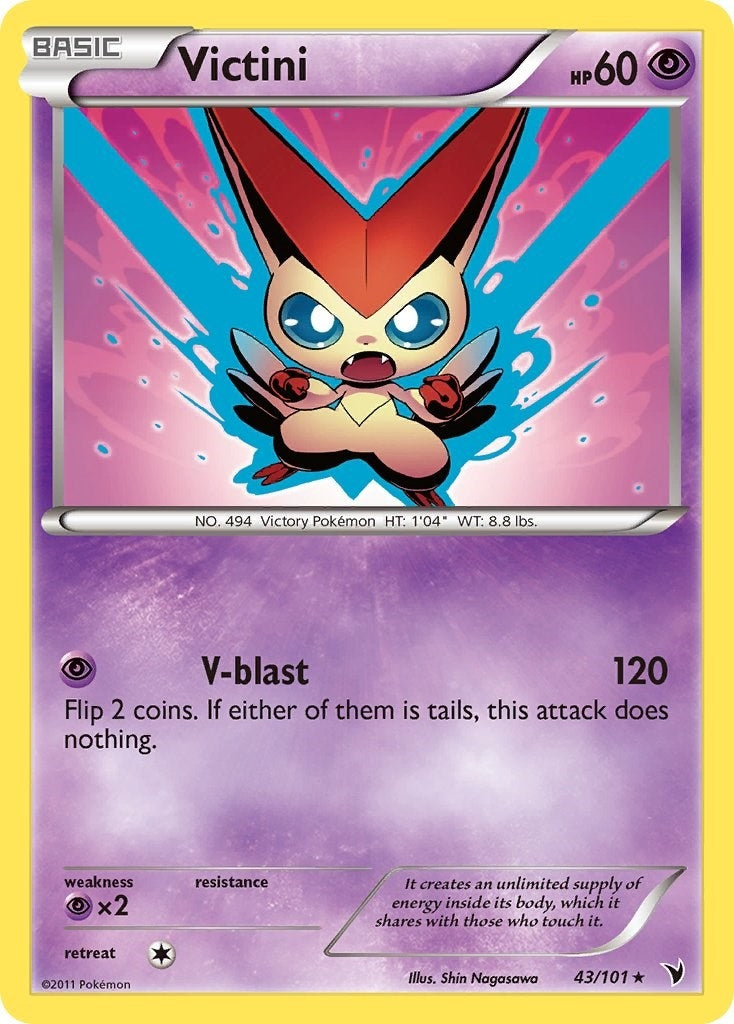 Image for Victini (43) (43/101) (Noble Victories) - Pokemon