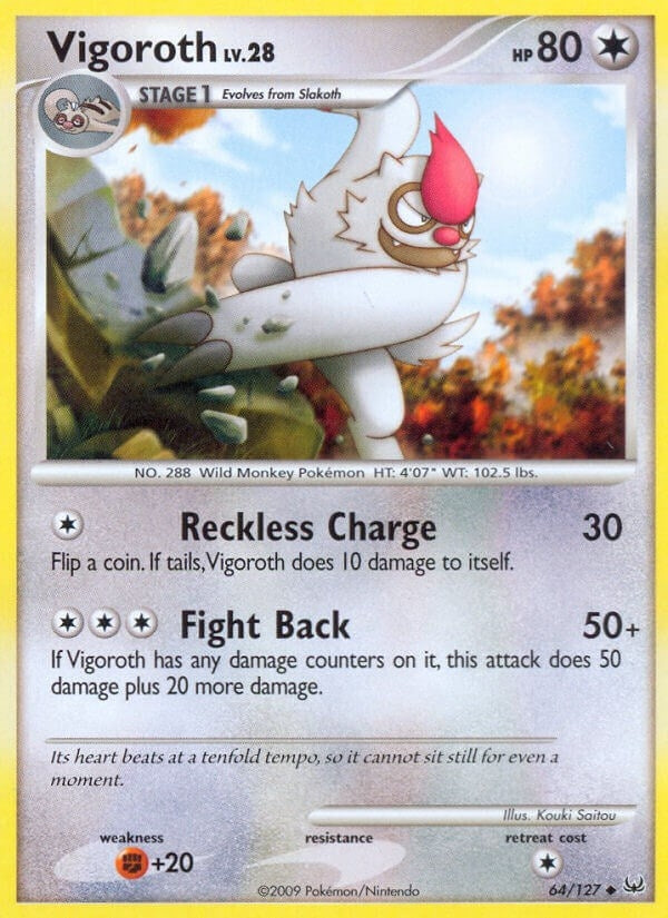 Image for Vigoroth (64/127) (Platinum) - Pokemon