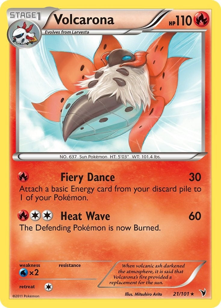Image for Volcarona (21/101) (Noble Victories) - Pokemon