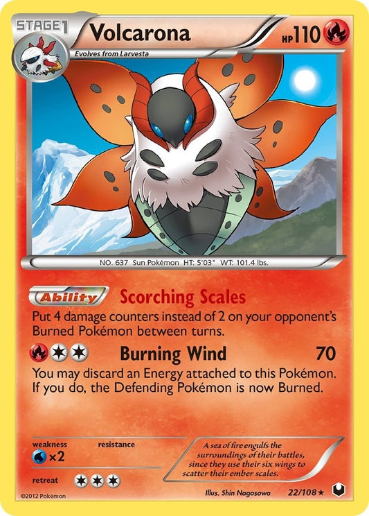 Image for Volcarona (22/108) (Dark Explorers) - Pokemon