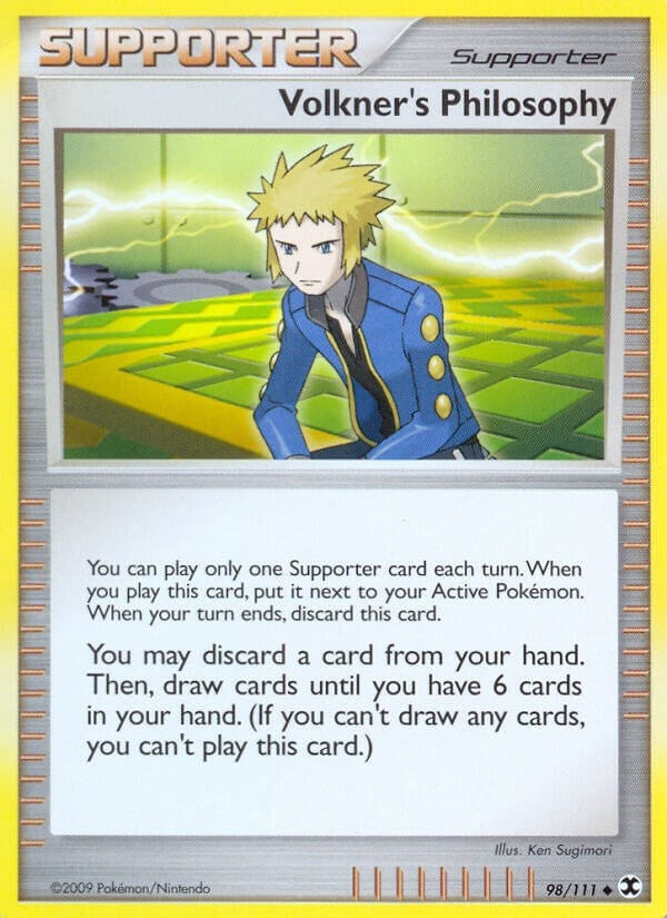 Image for Volkner's Philosophy (98/111) (Rising Rivals) - Pokemon