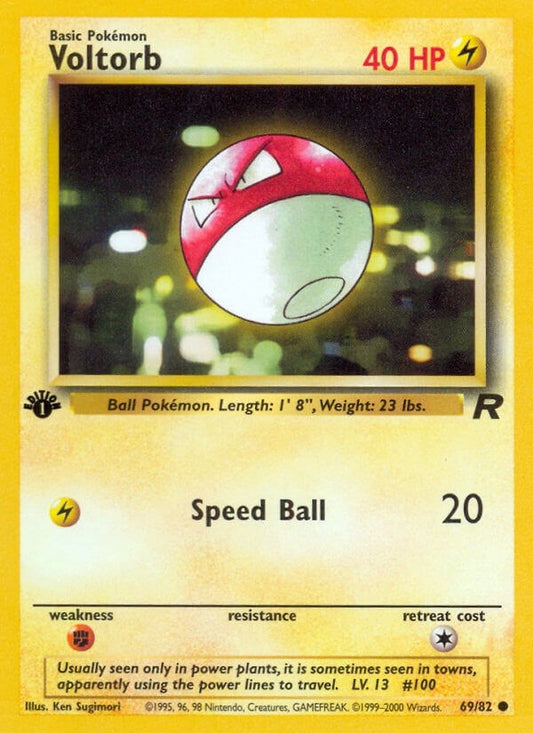 Image for Voltorb (69/82) (Team Rocket) - Pokemon