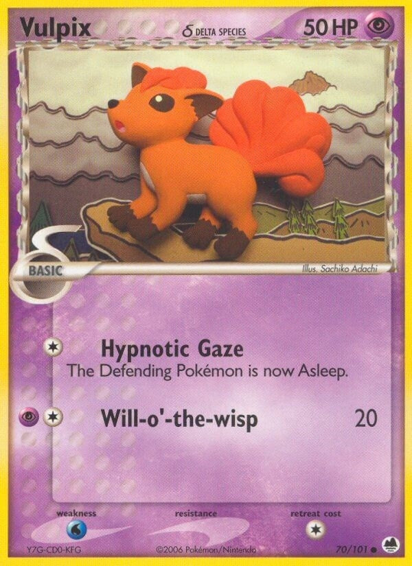 Vulpix (Delta Species) (70/101) (Dragon Frontiers) – Troll Aus Melb PTY LTD