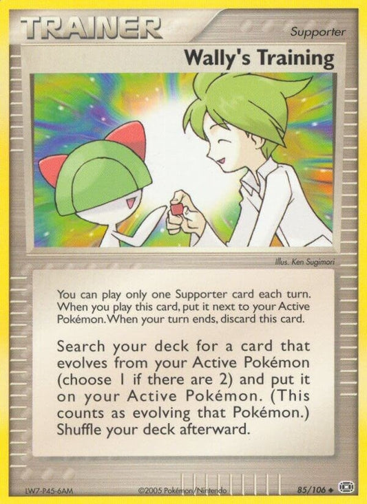 Image for Wally's Training (85/106) (Emerald) - Pokemon