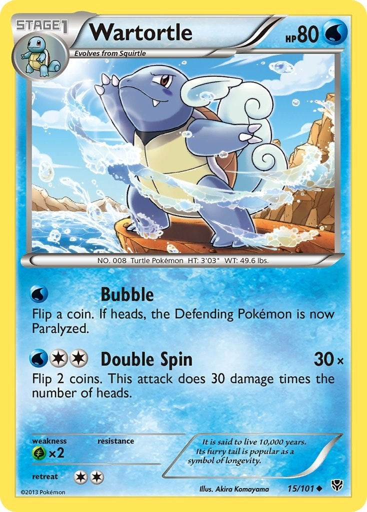 Image for Wartortle (15/101) (Plasma Blast) - Pokemon