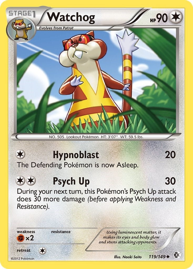 Image for Watchog (119/149) (Boundaries Crossed) - Pokemon
