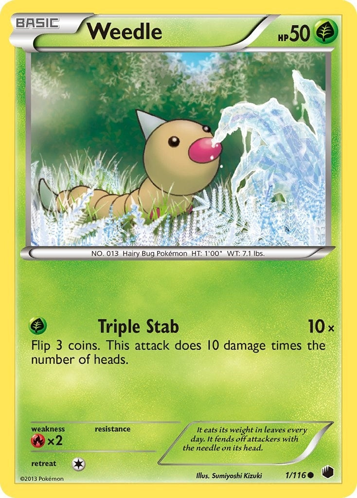 Image for Weedle (1/116) (Plasma Freeze) - Pokemon