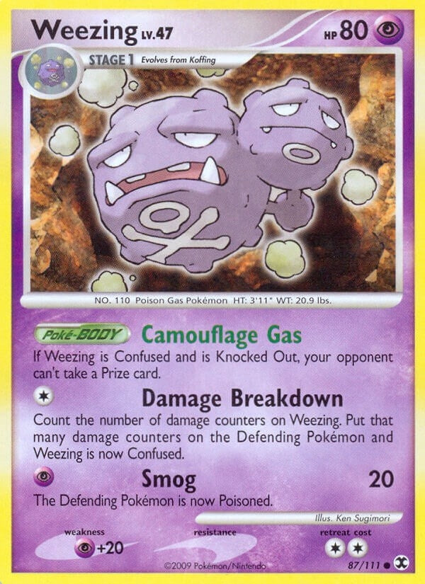 Image for Weezing (87/111) (Rising Rivals) - Pokemon