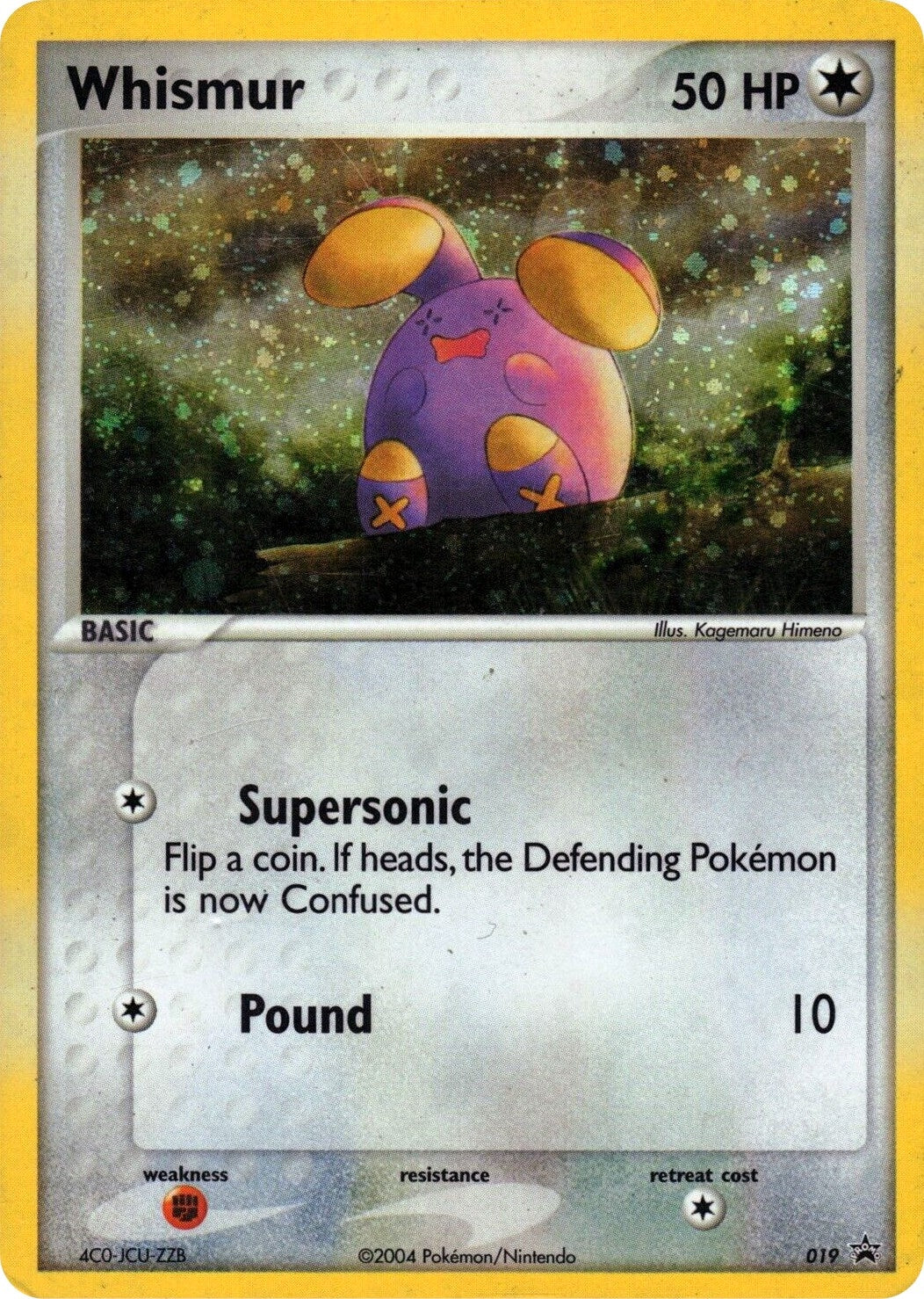 Image for Whismur - 019 (EX Deck Tin) (019) (Nintendo Promos) - Pokemon