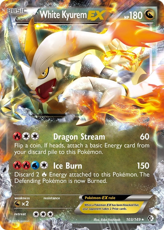 Image for White Kyurem EX (103/149) (Boundaries Crossed) - Pokemon
