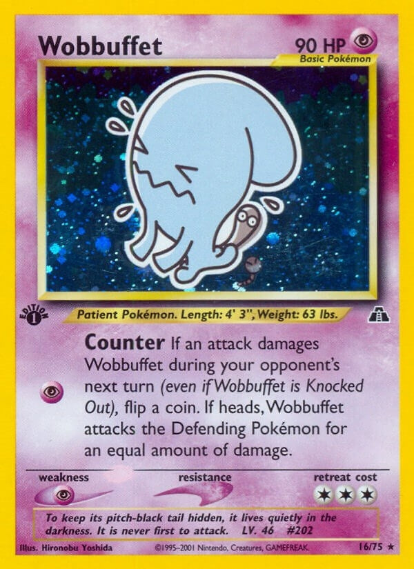 Image for Wobbuffet (16) (16/75) (Neo Discovery) - Pokemon
