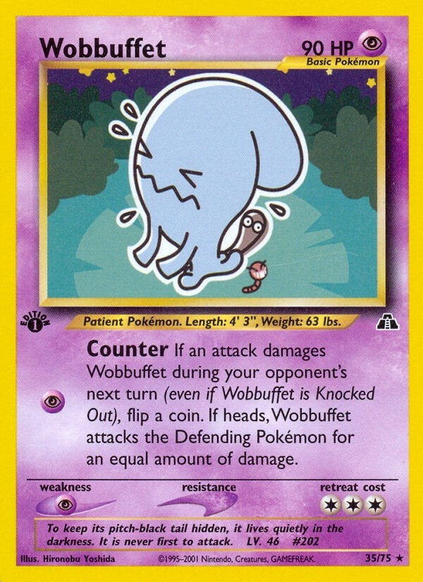 Image for Wobbuffet (35) (35/75) (Neo Discovery) - Pokemon