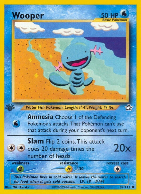 Image for Wooper (082/111) (Neo Genesis) - Pokemon
