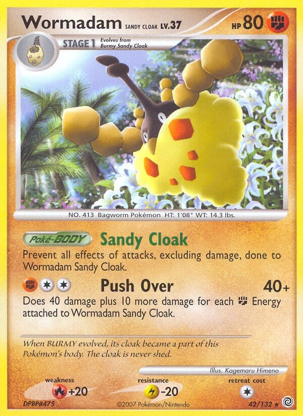 Image for Wormadam Sandy Cloak (42/132) (Secret Wonders) - Pokemon