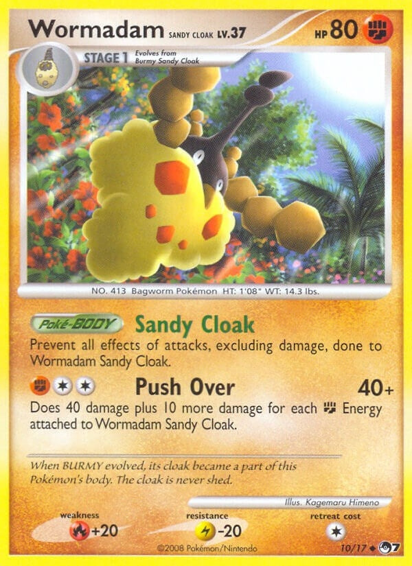 Image for Wormadam Sandy Cloak (010/017) (POP Series 7) - Pokemon