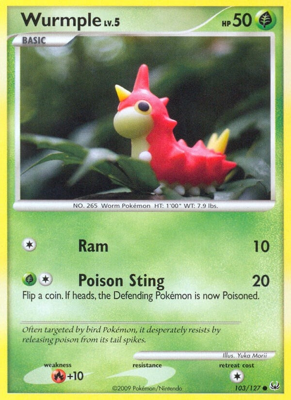 Image for Wurmple (103/127) (Platinum) - Pokemon