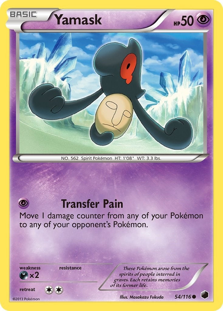 Image for Yamask (54) (54/116) (Plasma Freeze) - Pokemon