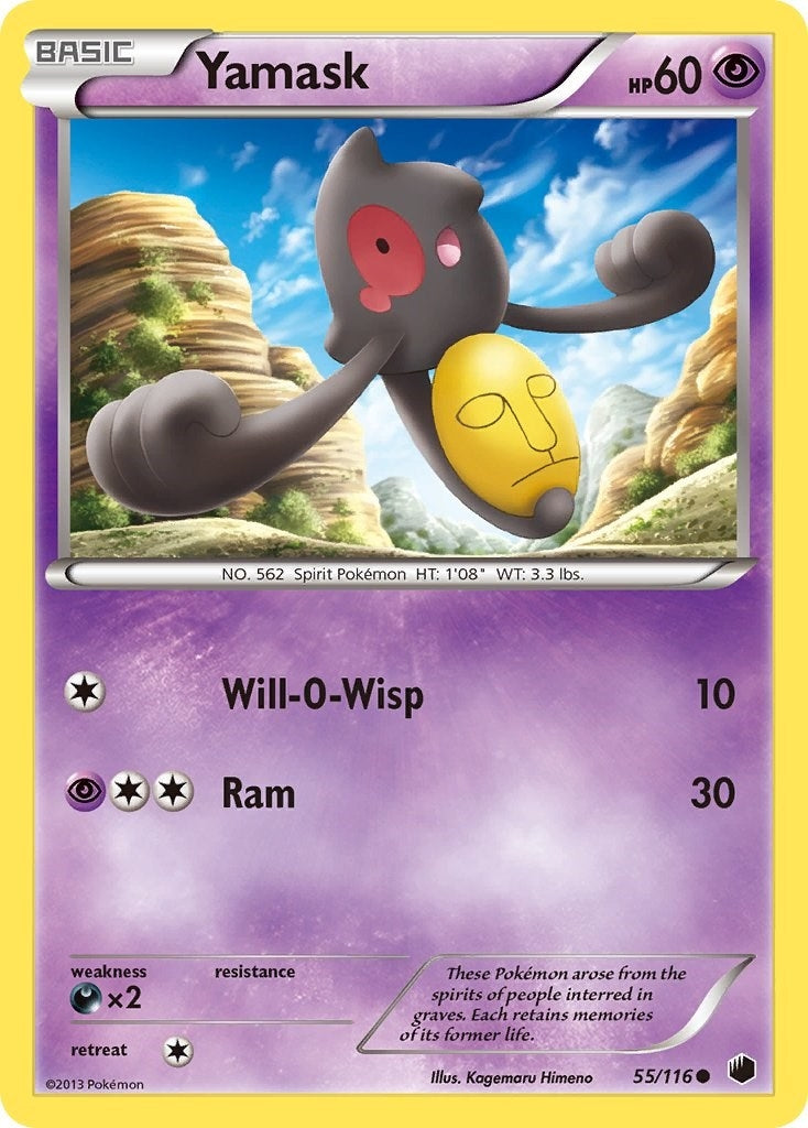 Image for Yamask (55) (55/116) (Plasma Freeze) - Pokemon