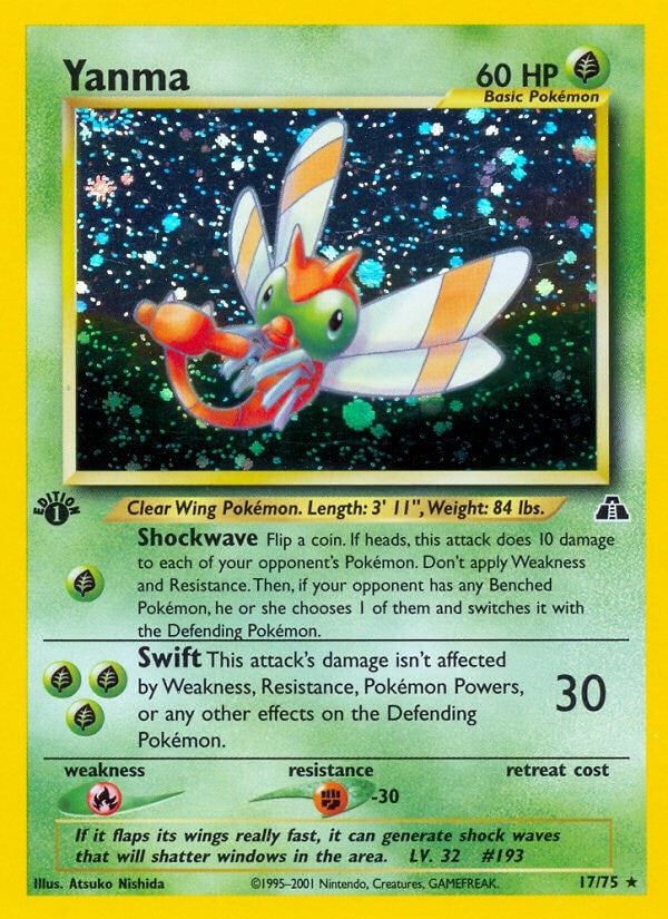 Image for Yanma (17) (17/75) (Neo Discovery) - Pokemon