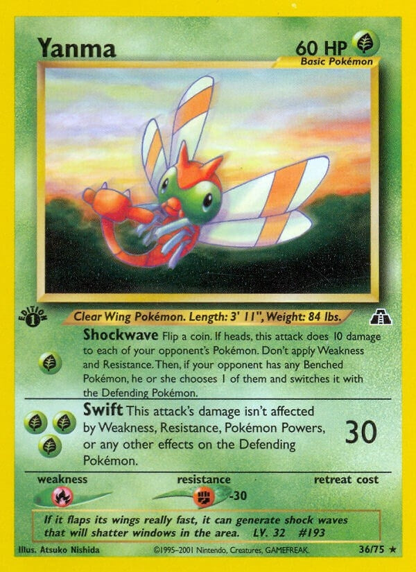Image for Yanma (36) (36/75) (Neo Discovery) - Pokemon