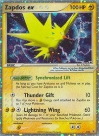 Image for Zapdos ex - 033 (EX Collector's Window Tins) (033) (Nintendo Promos) - Pokemon