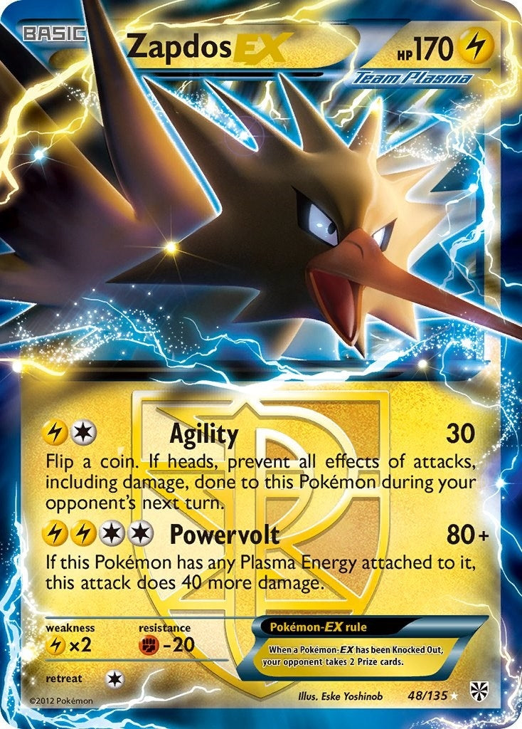 Image for Zapdos EX (Team Plasma) (48/135) (Plasma Storm) - Pokemon