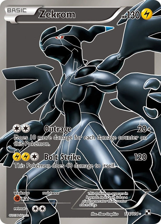 Image for Zekrom (114 Full Art) (114/114) (Black and White) - Pokemon