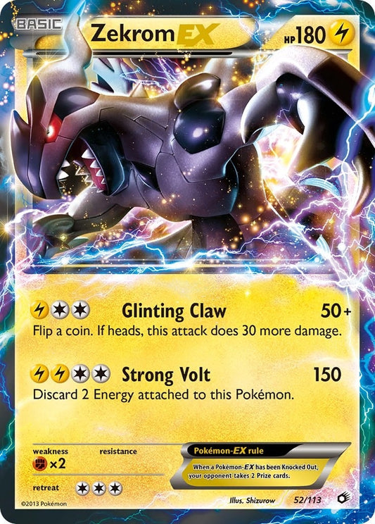 Image for Zekrom EX (52/113) (Legendary Treasures) - Pokemon