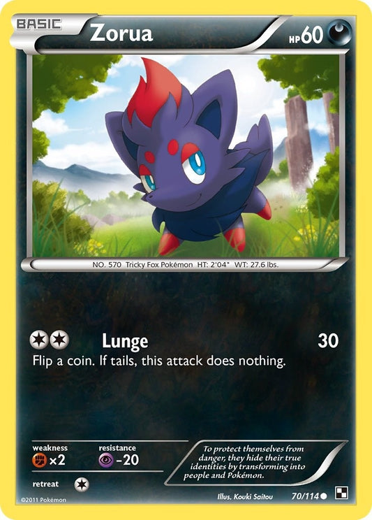 Image for Zorua (70/114) (Black and White) - Pokemon