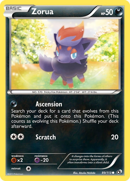Image for Zorua (89/113) (Legendary Treasures) - Pokemon