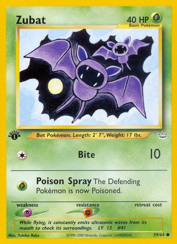 Image for Zubat (59/64) (Neo Revelation) - Pokemon