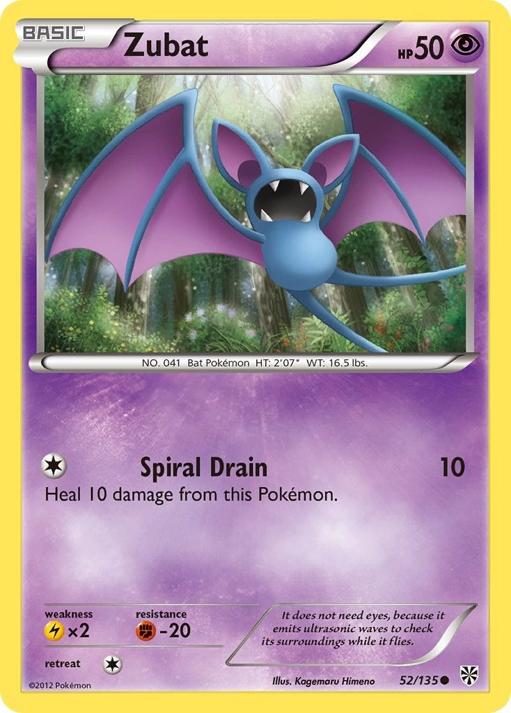 Image for Zubat (52) (52/135) (Plasma Storm) - Pokemon