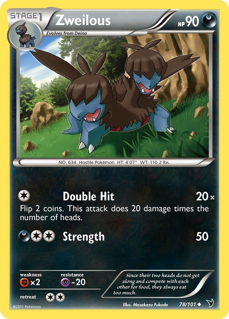 Image for Zweilous (78/101) (Noble Victories) - Pokemon