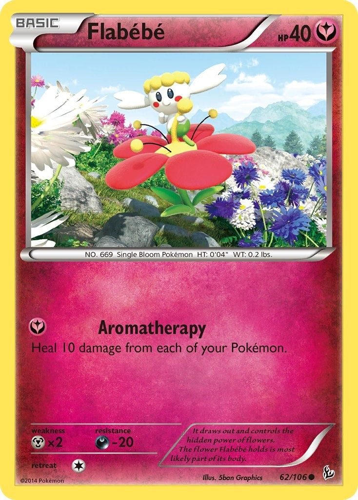 Image for Flabebe (62) (62/106) (XY - Flashfire) - Pokemon
