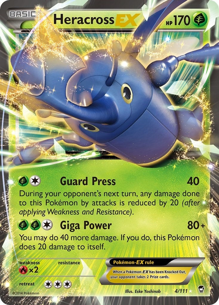 Image for Heracross EX (4/111) (XY - Furious Fists) - Pokemon