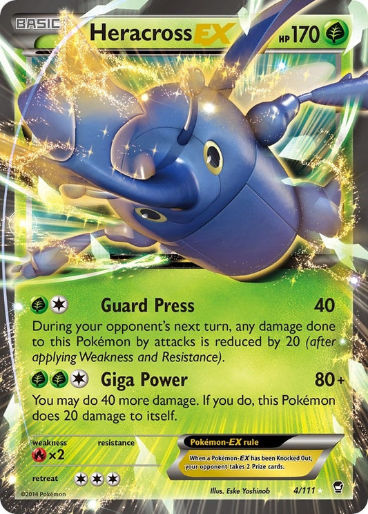 Image for Heracross EX (4/111) (XY - Furious Fists) - Pokemon