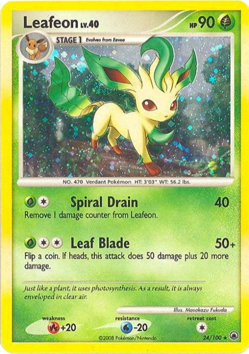 Image for Leafeon - 24/100 (DP Majestic Dawn) (024/100) (Deck Exclusives) - Pokemon