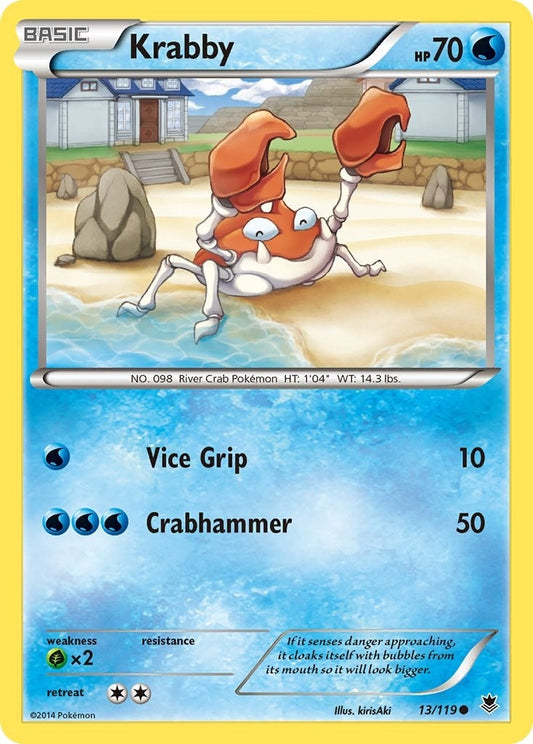 Image for Krabby (13/119) (XY - Phantom Forces) - Pokemon