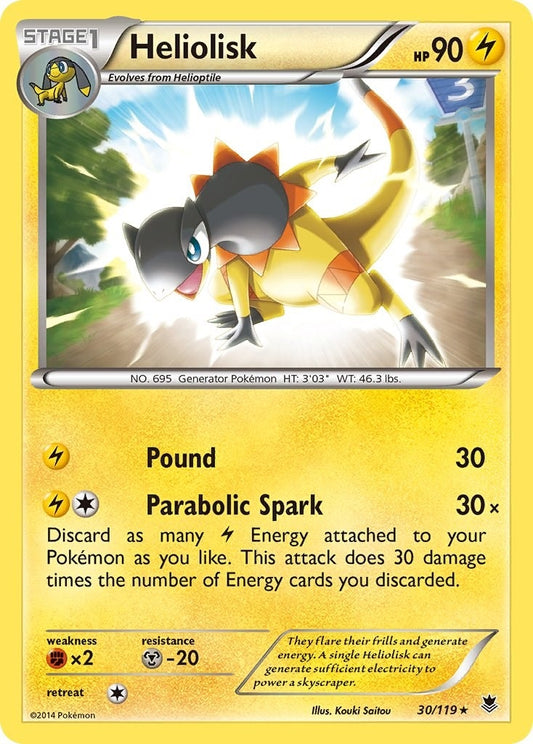 Image for Heliolisk (30/119) (XY - Phantom Forces) - Pokemon