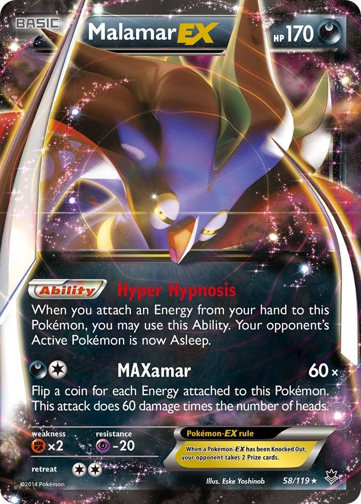 Image for Malamar EX (58/119) (XY - Phantom Forces) - Pokemon