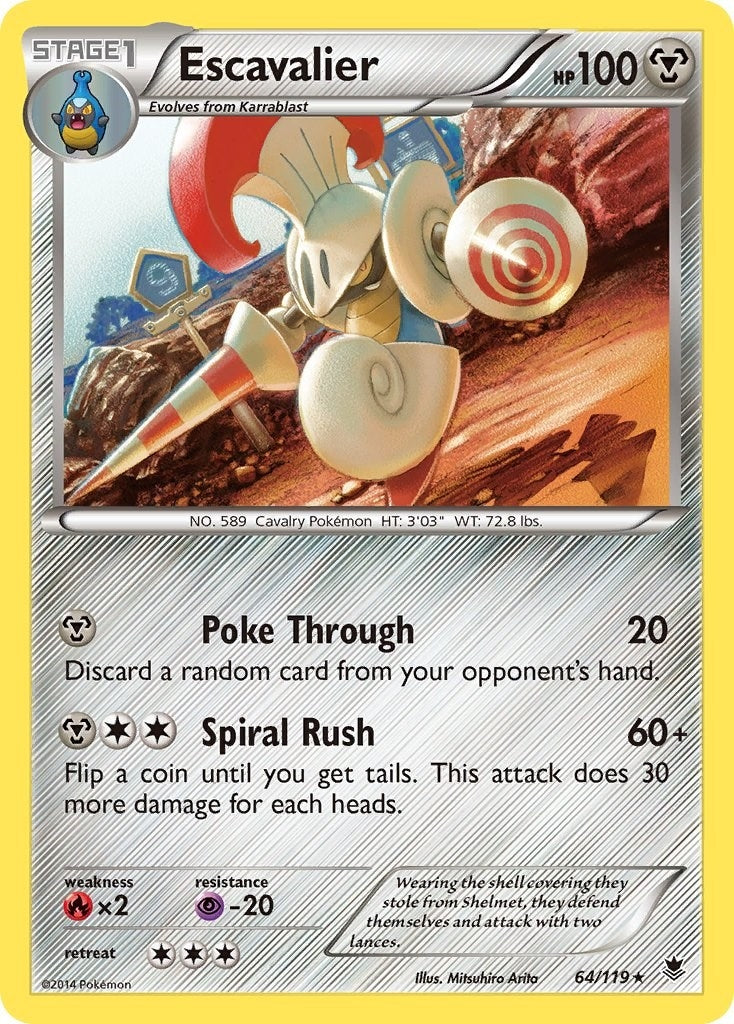 Image for Escavalier (64/119) (XY - Phantom Forces) - Pokemon