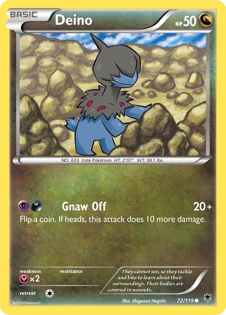 Image for Deino (72/119) (XY - Phantom Forces) - Pokemon