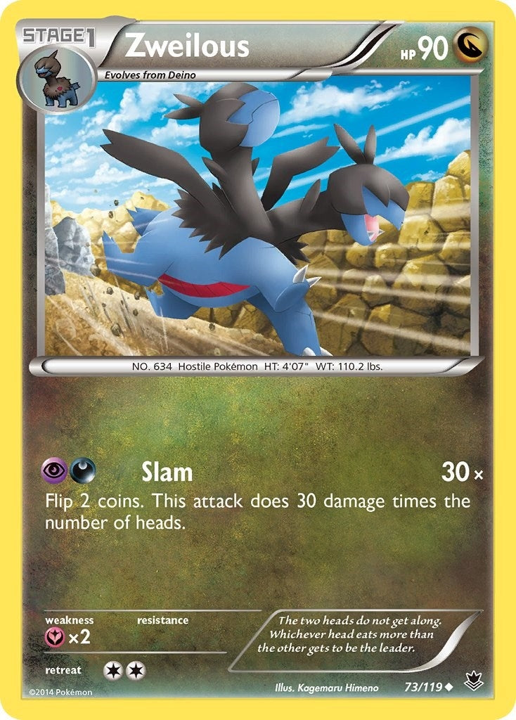 Image for Zweilous (73/119) (XY - Phantom Forces) - Pokemon