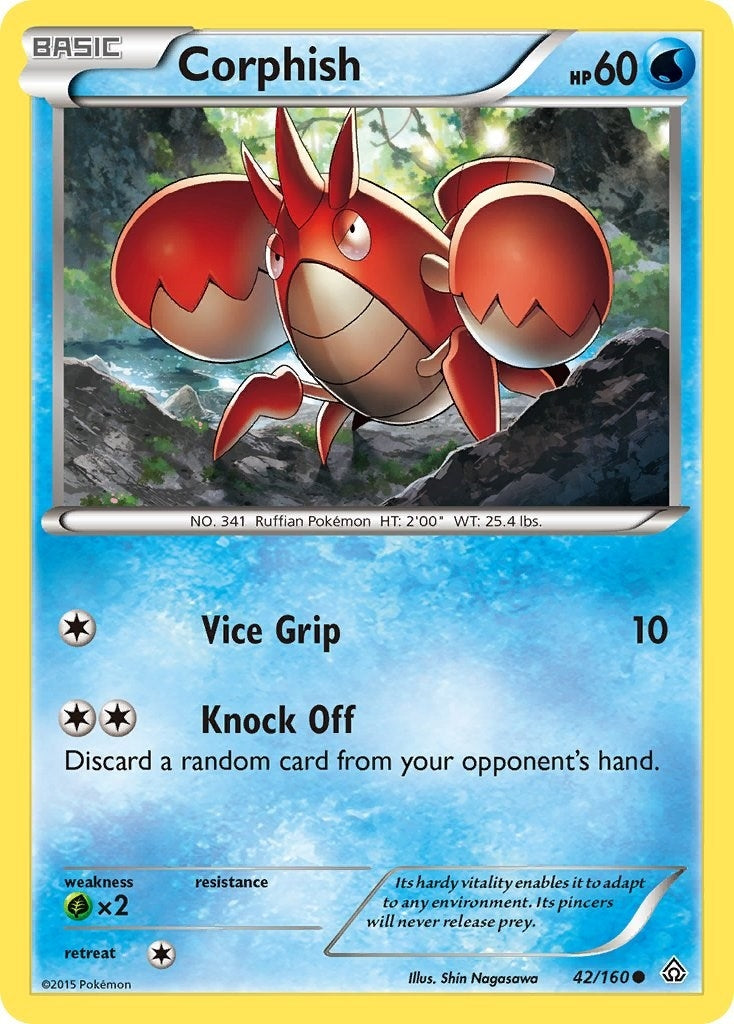 Image for Corphish (42/160) (XY - Primal Clash) - Pokemon