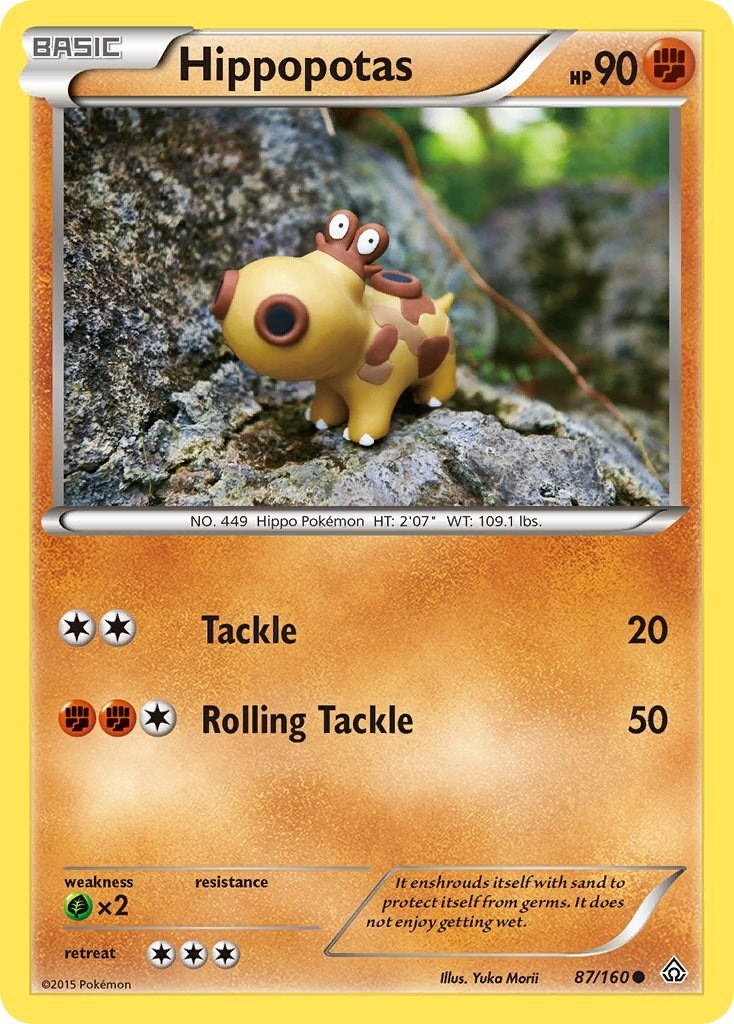 Image for Hippopotas (87/160) (XY - Primal Clash) - Pokemon