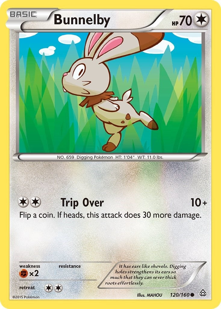 Image for Bunnelby (120/160) (XY - Primal Clash) - Pokemon