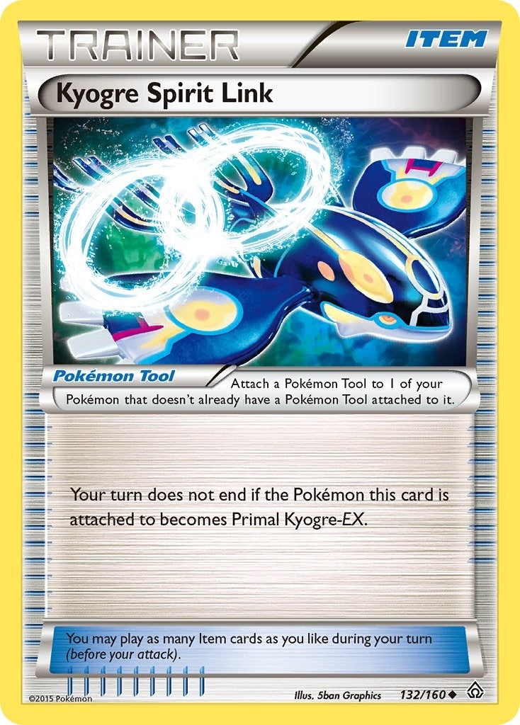 Image for Kyogre Spirit Link (132/160) (XY - Primal Clash) - Pokemon
